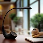 Lampa birou HALO LED cu touch, Negru