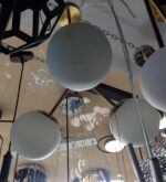 Candelabru elegant pentru sufragerie,3 surse de lumină, E27 MOON 1718 , Auriu - imagine 3