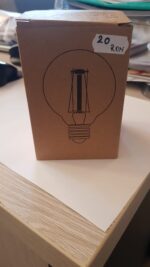 Bec Led Filament Bulb G80, E27 ,6W, 470 lm, 2700 k, Lumină Caldă - imagine 3