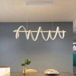 Lustră suspendată cu LED, Spiralo, SMD Led, Alb