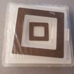 Aplică Modernă LED ,BROWN24,  Acril, 24 cm, Alb/Maro