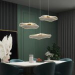 Pendul Led Modern tip Meduză, 3 corpuri de iluminat , Acril, Transparent - imagine 2