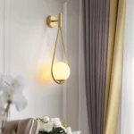 Aplică de interior in formă de lacrimă, RainDrop , E27 , Alb/Auriu