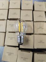 Bec Led Filament Bulb G45, E27 ,6W, 470 lm, 2700 k, Lumină Caldă - imagine 2