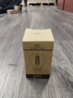 Bec Led Filament Bulb G45, E27 ,6W, 470 lm, 2700 k, Lumină Caldă - imagine 3