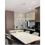 Lustră suspendată cu LED, Spiralo, SMD Led, Alb - imagine 4