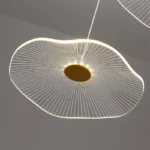 Pendul Led Modern tip Meduză, 1 corpuri de iluminat , Acril, Transparent - imagine 2