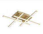 Plafonieră LED Aurora Gold cu Telecomandă pentru living, SMD Led, Auriu - imagine 4