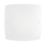 Plafonieră Quale Wave Light, Sticlă , E 27 , 30x30 cm, Alb Mat - imagine 2