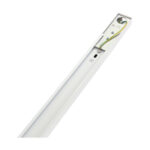 Șina conector pentru spoturi LED, Monofazata ,1 metru, Aluminiu, TRACK 1M , Alb - imagine 2