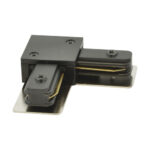 Conector "L" pentru șină de iluminat, unghi 90°, CONNECTOR L, negru