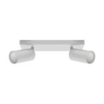 Plafonieră Tavan Modernă cu Două Spoturi Orientabile , Struhm , Manam2x Gu10 2L, Alb