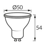 Bec Led Struhm , LARA LED, GU10 1,5 W, 135 lm, Lumina Rece - imagine 3