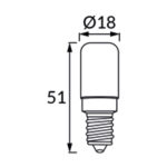 Bec Led Struhm , PIO Led, E14 3W, 300 lm, Lumina Neutră - imagine 3