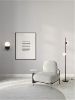 Aplică hol rotundă, Nova Luce Noir , 8 W, Sticlă mată, aluminiu , LED, Alb - imagine 5