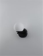 Aplică hol rotundă, Nova Luce Noir , 8 W, Sticlă mată, aluminiu , LED, Alb