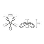 ANDERS E27 5Y WHITE/CHROME 04978 - imagine 2