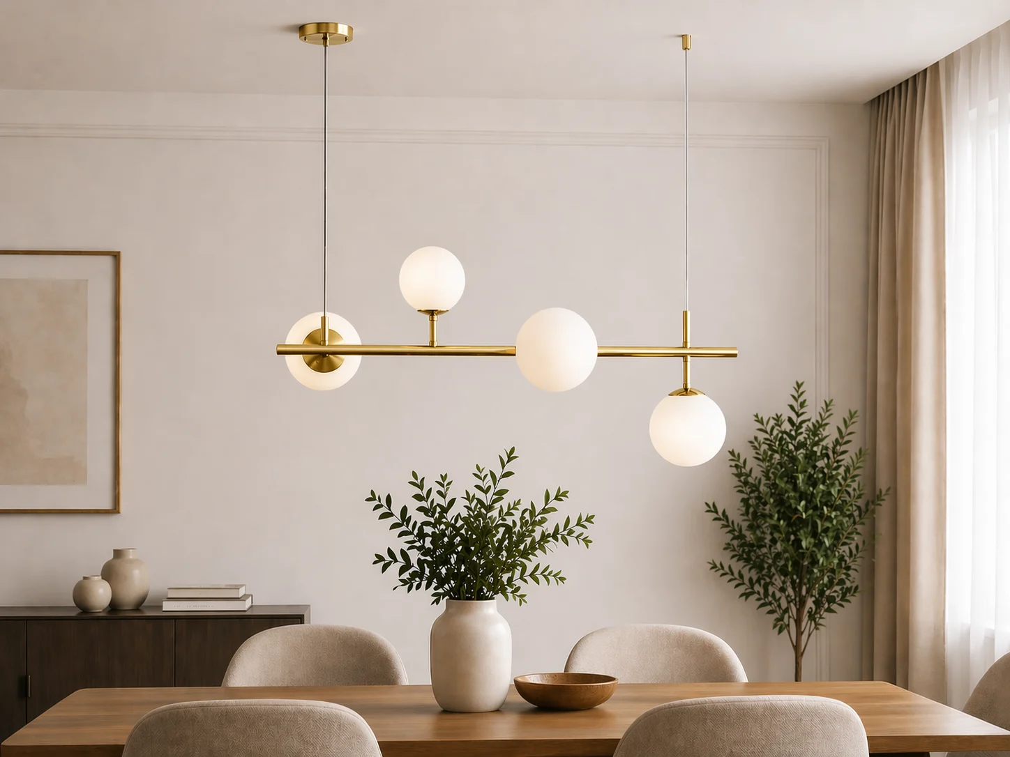 lustra-2471-4-cp-wh-metal-auriu-cu-globuri-sticla-alba-design-modern-70-cm-908167 Lustra Modernă 2471/4 CP WH – Metal Auriu, 4 Globuri din Sticlă Albă, 70 cm - imagine 1